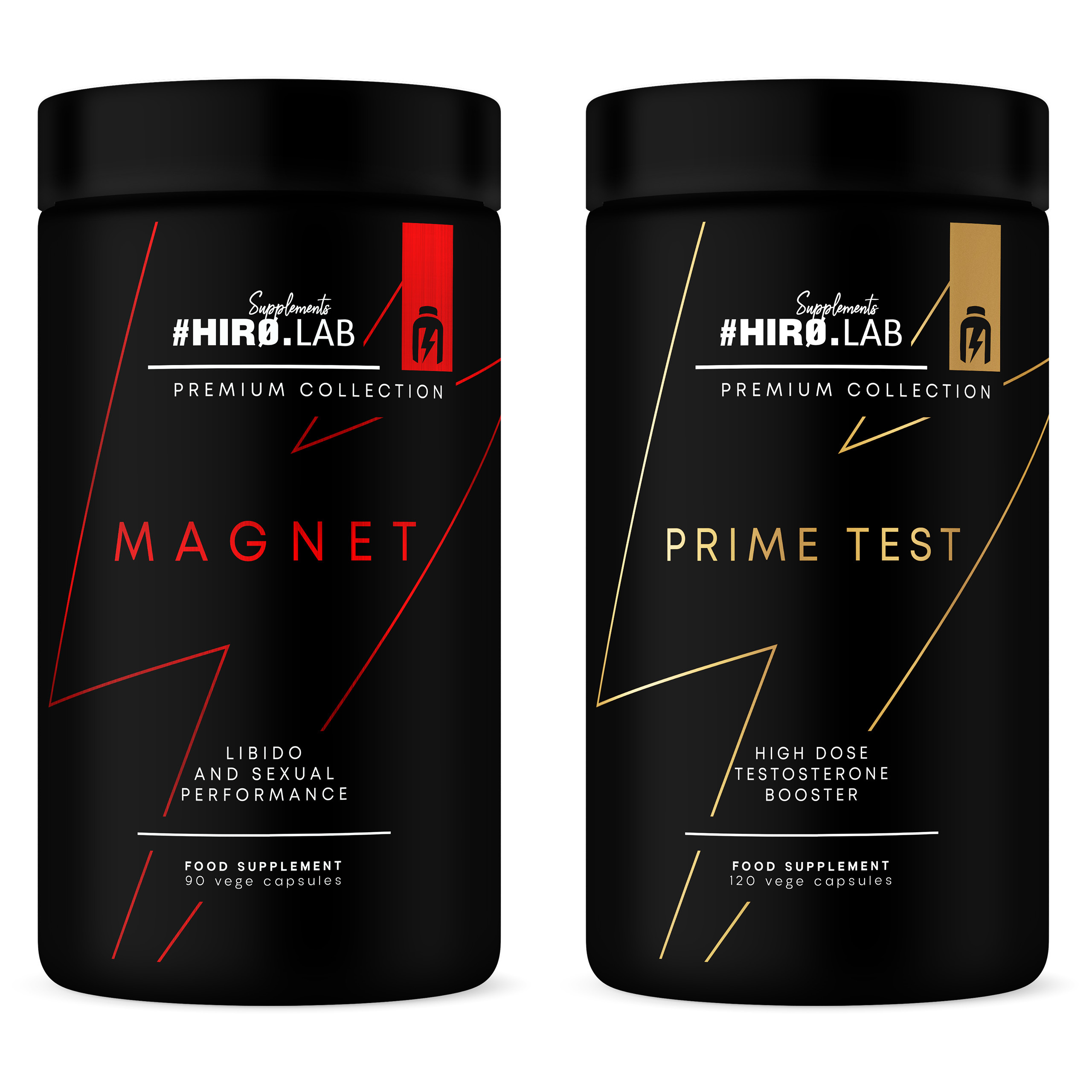 Zestaw HIRO.LAB Prime Test - 120vcaps. + Magnet - 90vcaps.
