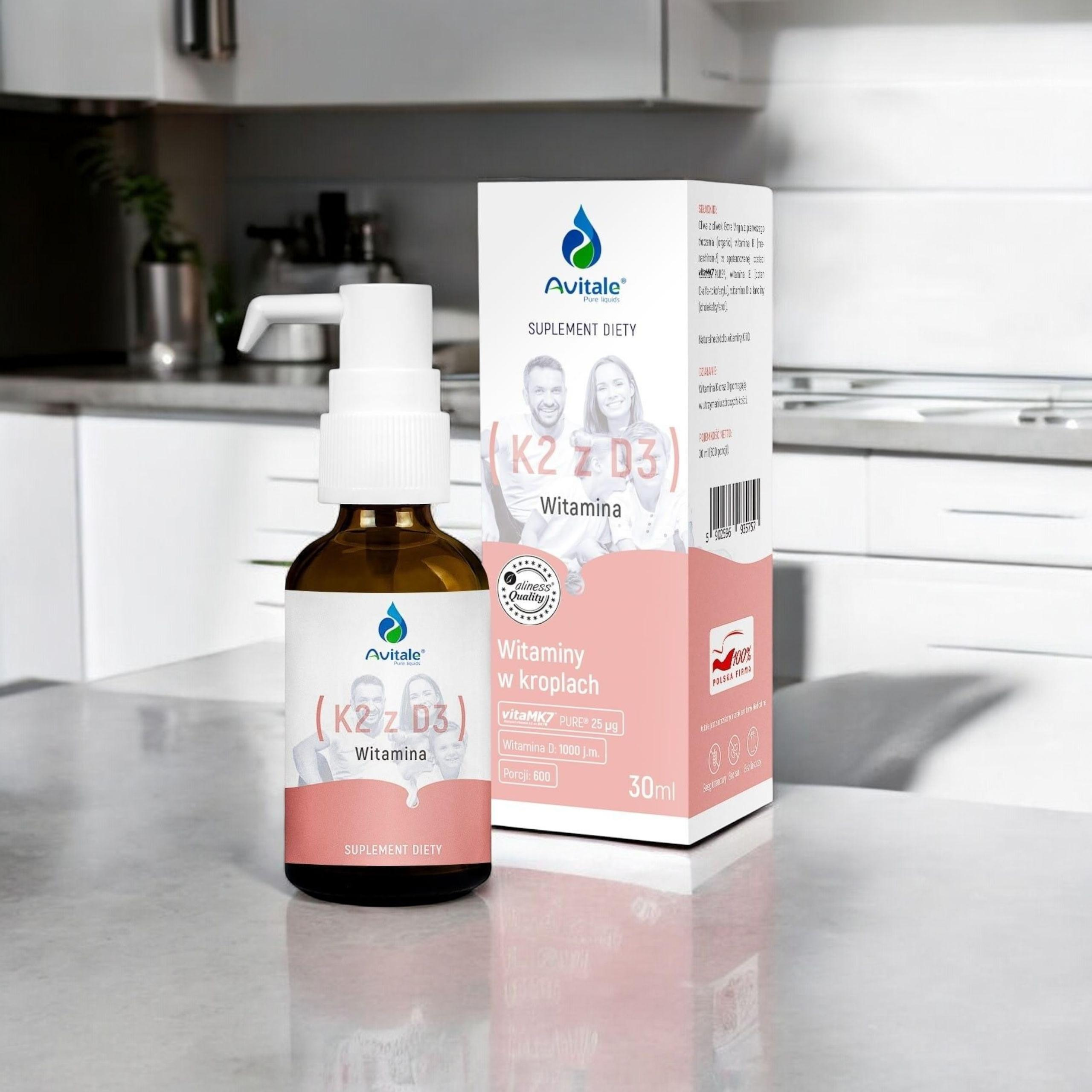 ALINESS - Avitale Witamina K2 z D3 - 30ml