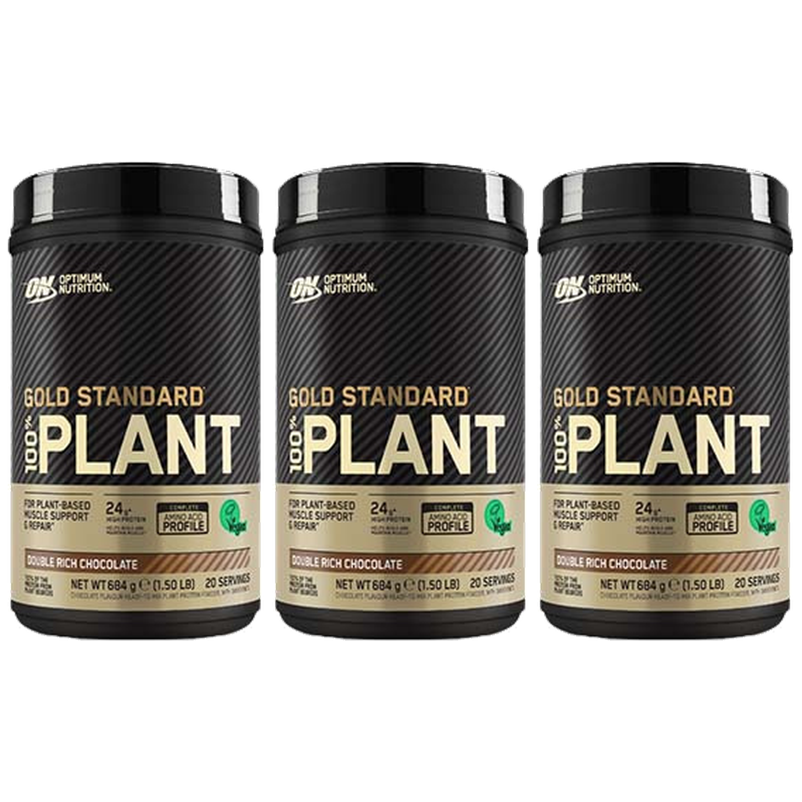 OPTIMUM NUTRITION Gold Standard 100% Plant - 3x 684g