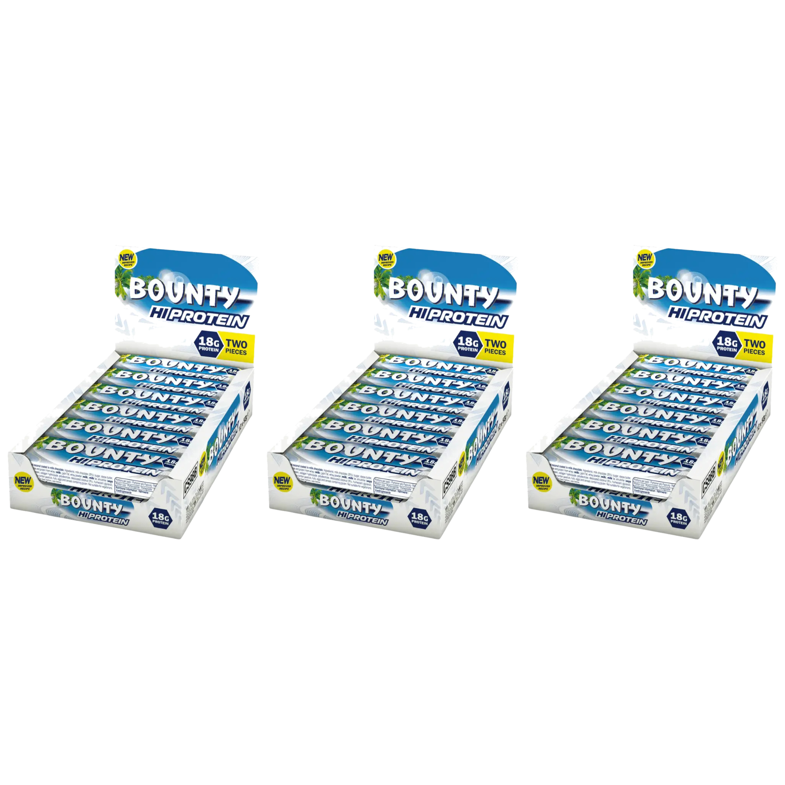 Mars - Baton Bounty Hi-Protein Bar - 3x 52g x12