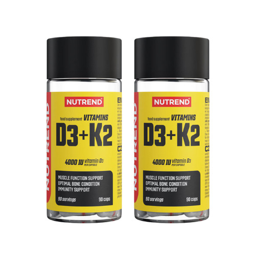 NUTREND Vitamins D3 + K2 4000 IU - 2x 90 caps.