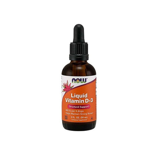 NOW Vitamin D3 400IU Liquid - 59ml