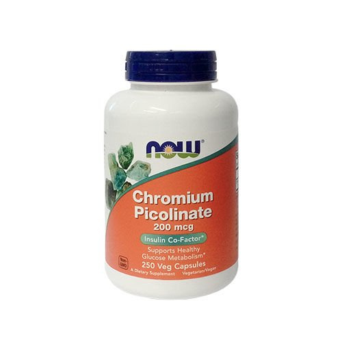 NOW Chromium Picolinate 200mcg - 250vcaps.