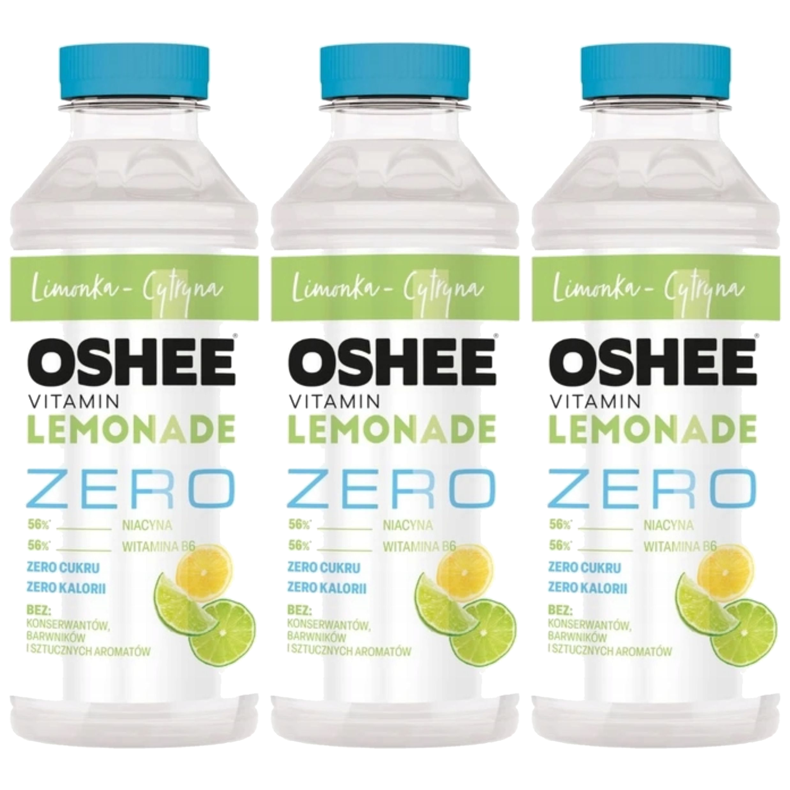 OSHEE - Vitamin Lemonade Zero - 3x 555ml - Lemon Lime