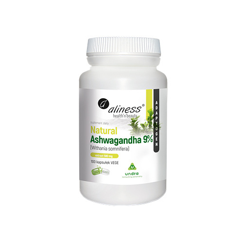 ALINESS Ashwagandha 9% 580mg - 100 vcaps