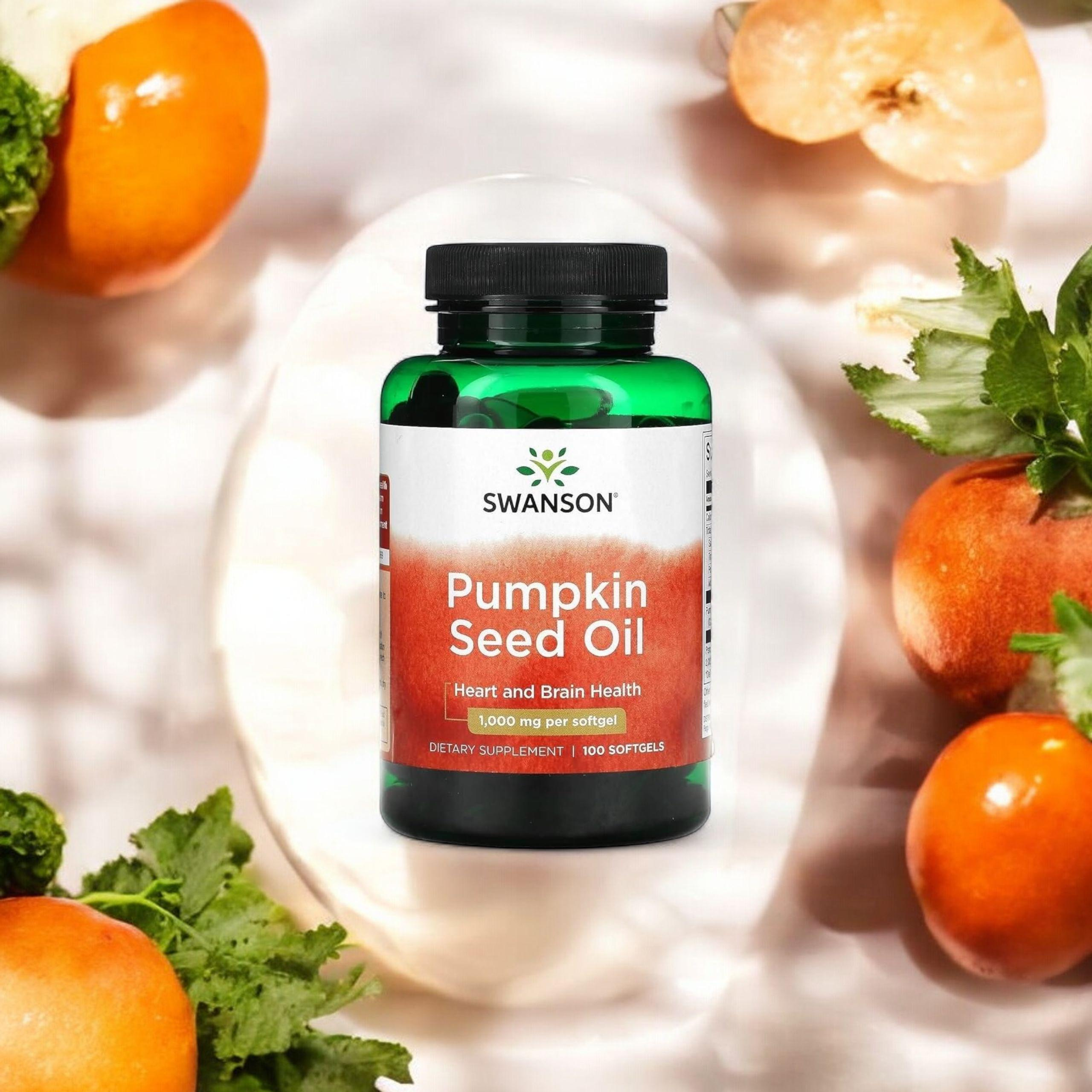 SWANSON - Pumpkin Seed Oil 1000mg - 2x 100 Softgels
