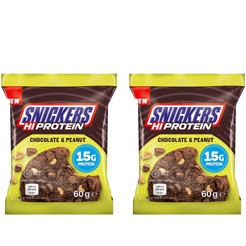 Snickers - High Protein Cookie - 2x 60g