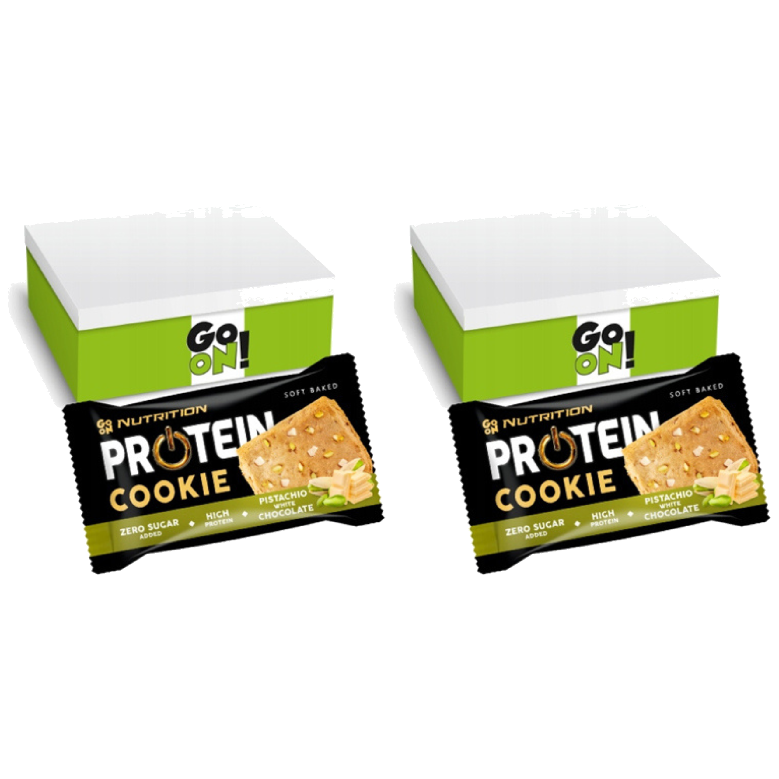 SANTE Protein Cookie - 18x 2x 50g - Pistachio White Chocolate
