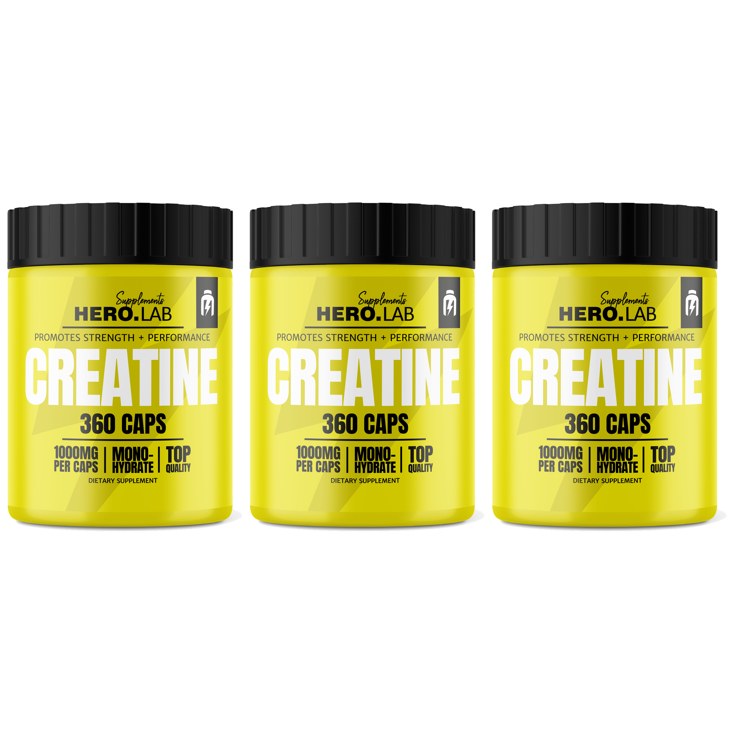 HIRO.LAB Creatine - 3x 360 caps.