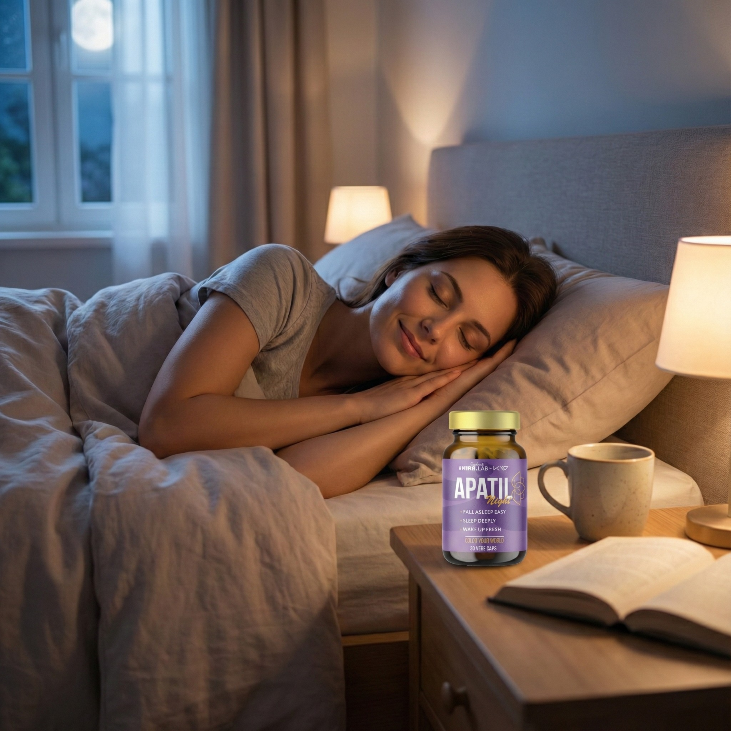 HIRO.LAB x Kamila Wybrańczyk Apatil Night - 30vcaps