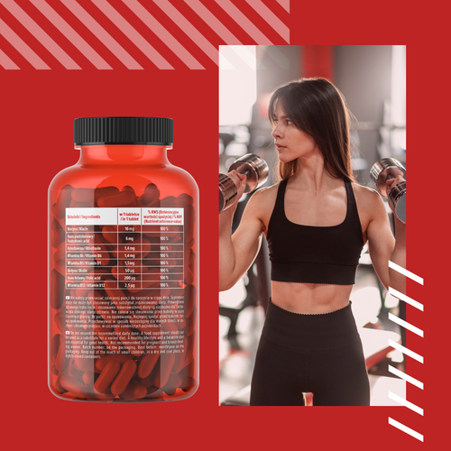 MP NUTRITION Vitamin B-Complex - 90tabs - 2x Kompleks Witamin B