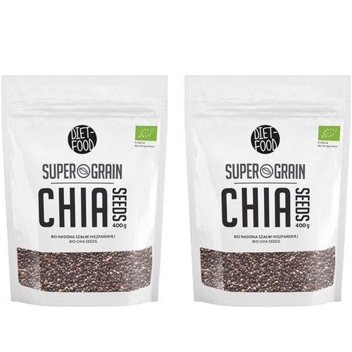 DIET FOOD Bio Chia - 2x 400g