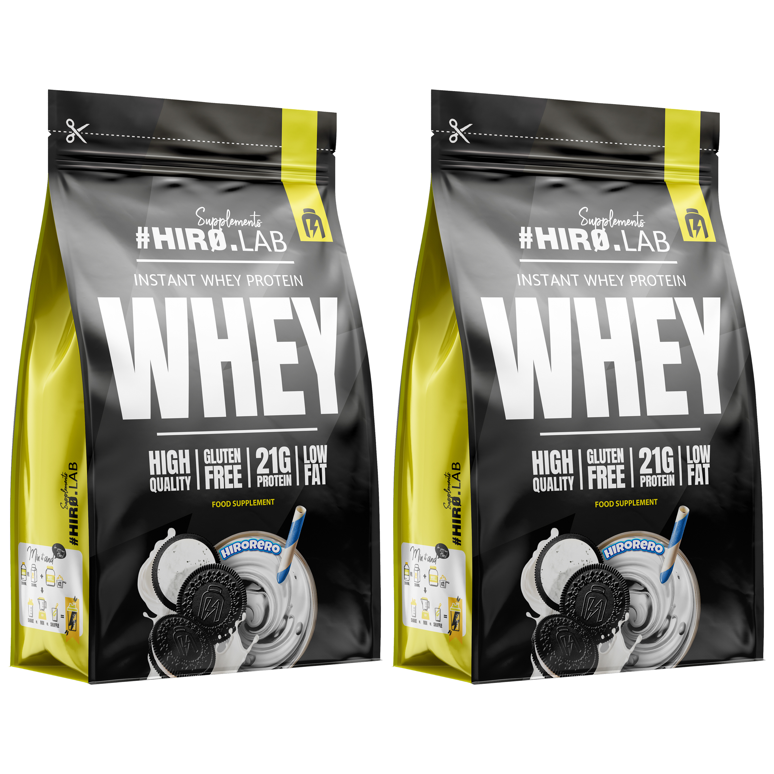 HIRO.LAB Instant Whey Protein - 2x 750g