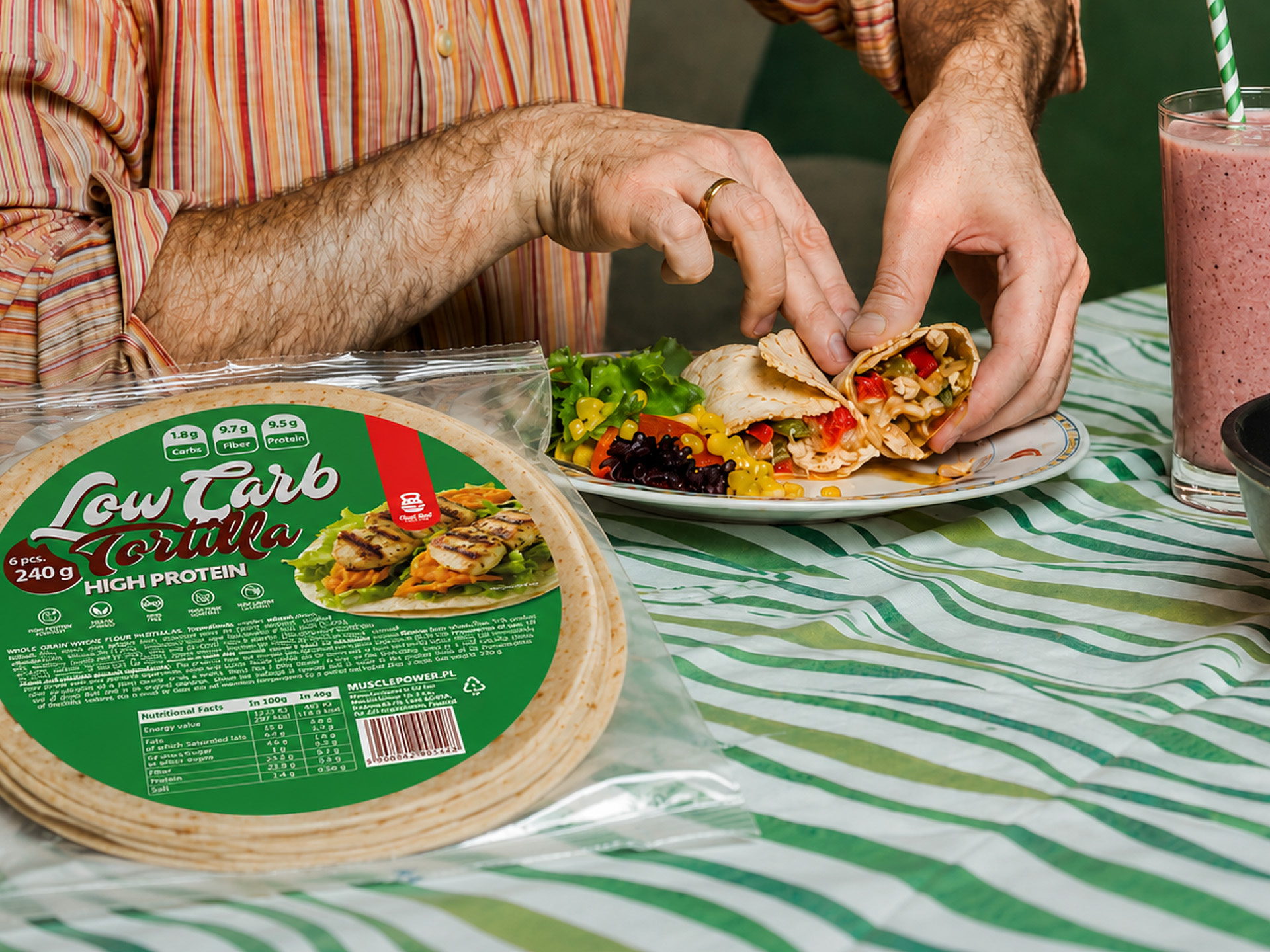 CHEAT MEAL - Tortilla Low Carb - 6x 40g x3