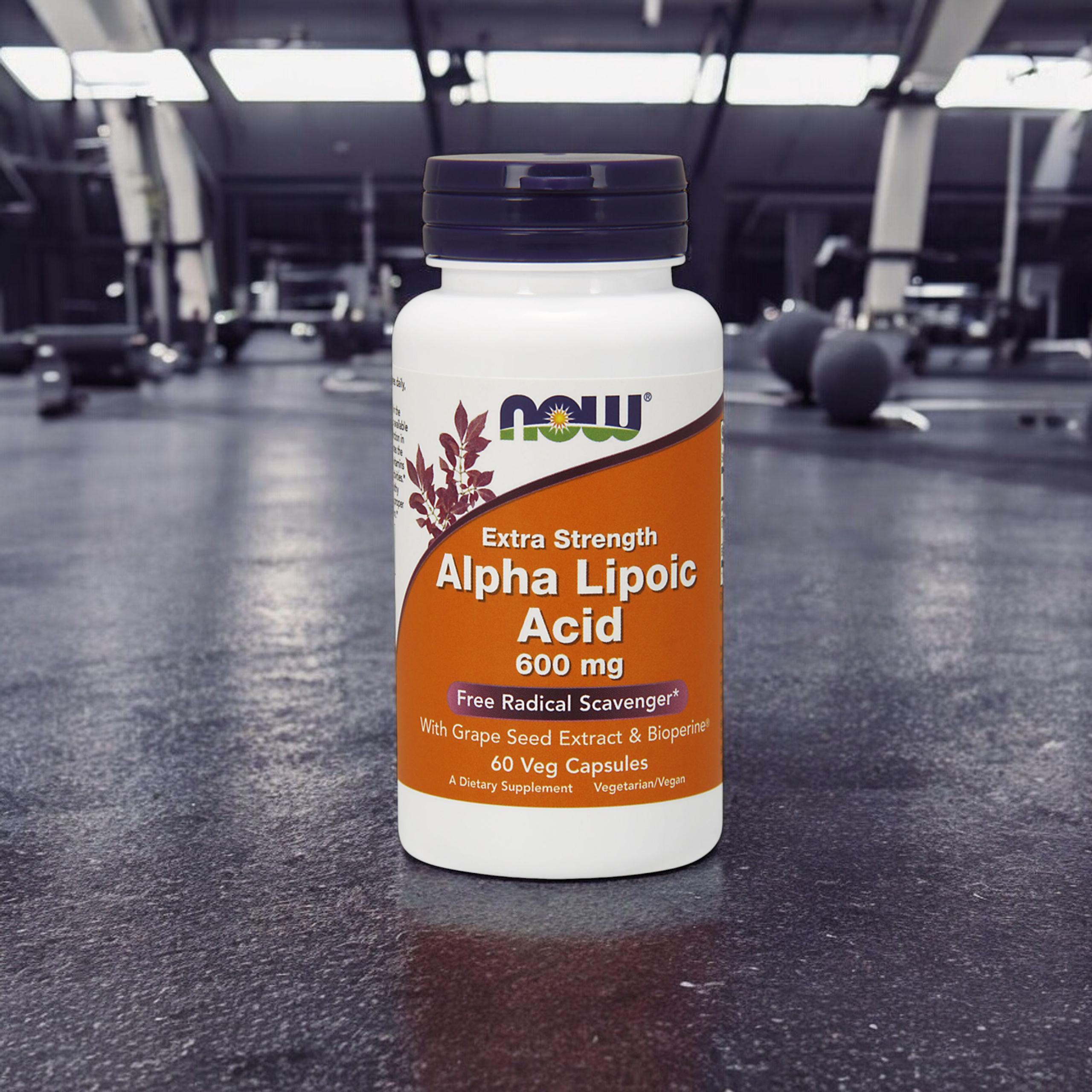 NOW Alpha Lipoic Acid 600mg - 60vegcaps.