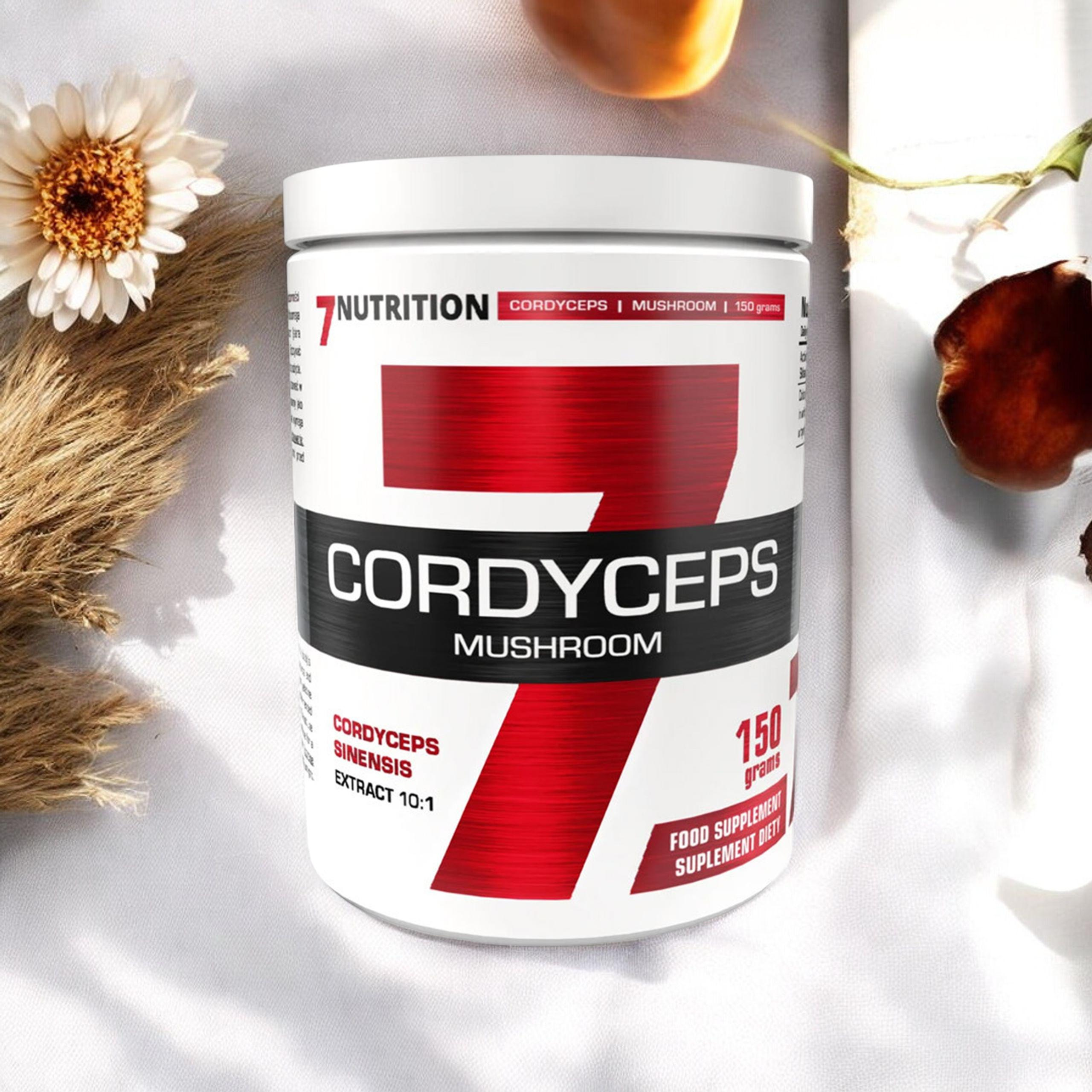 7 NUTRITION Cordyceps Mushroom - 2x 150g - Maczużnik chiński