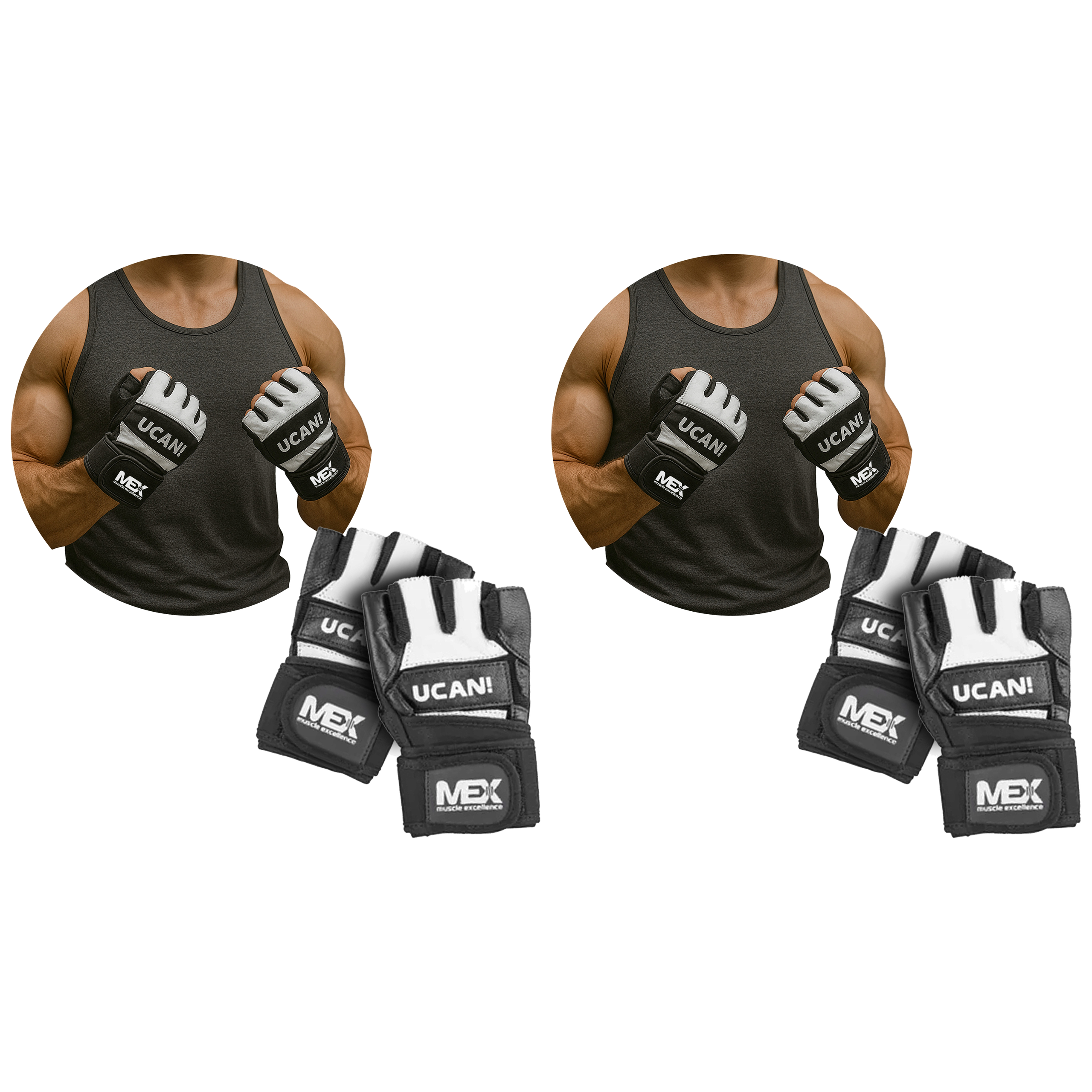 MEX NUTRITION - 2x U Can Training Grips