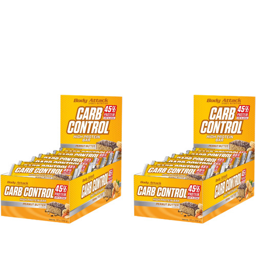 BODY ATTACK - Baton Carb Control - 15x 2x 100g