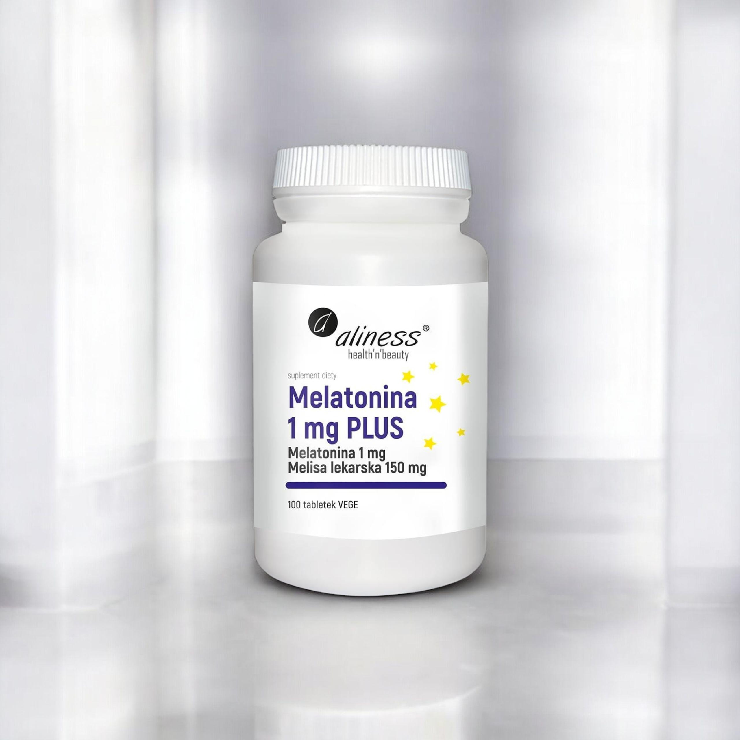 ALINESS - Melatonina 1mg Plus - 2x 100tabs.