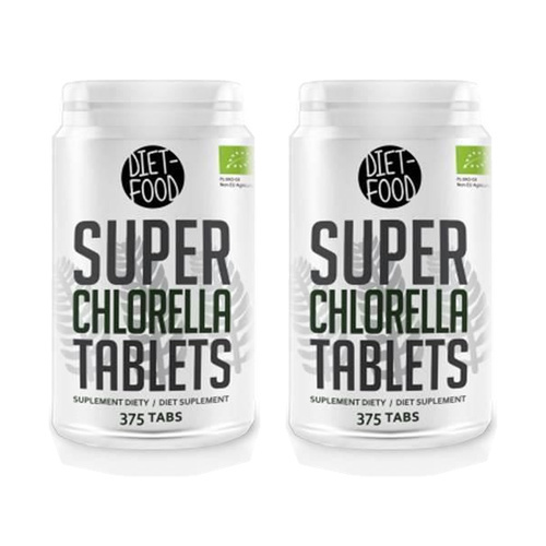 DIET FOOD Bio Chlorella - 2x 375tabs
