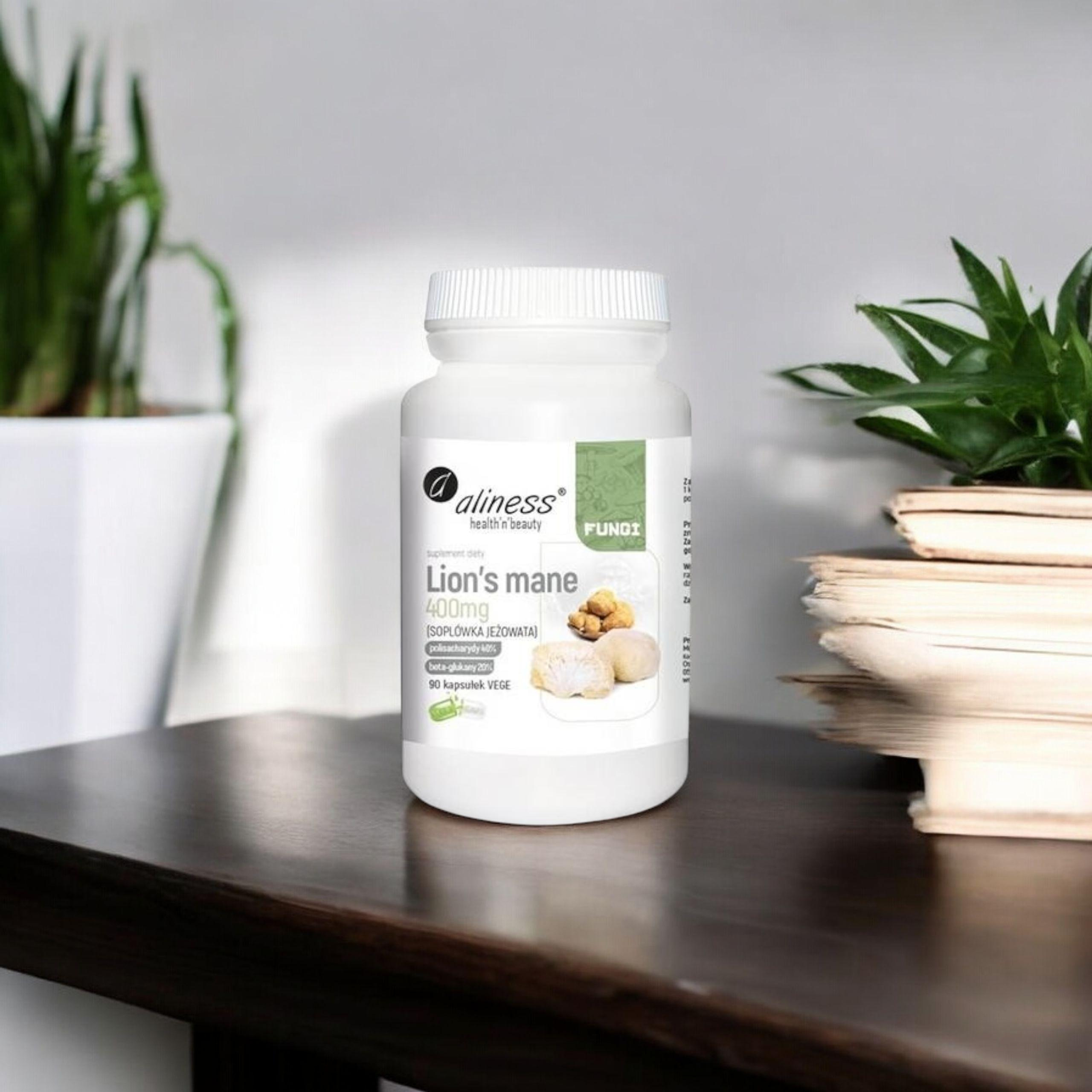 ALINESS - Lion's Mane 400mg - 90vcaps.