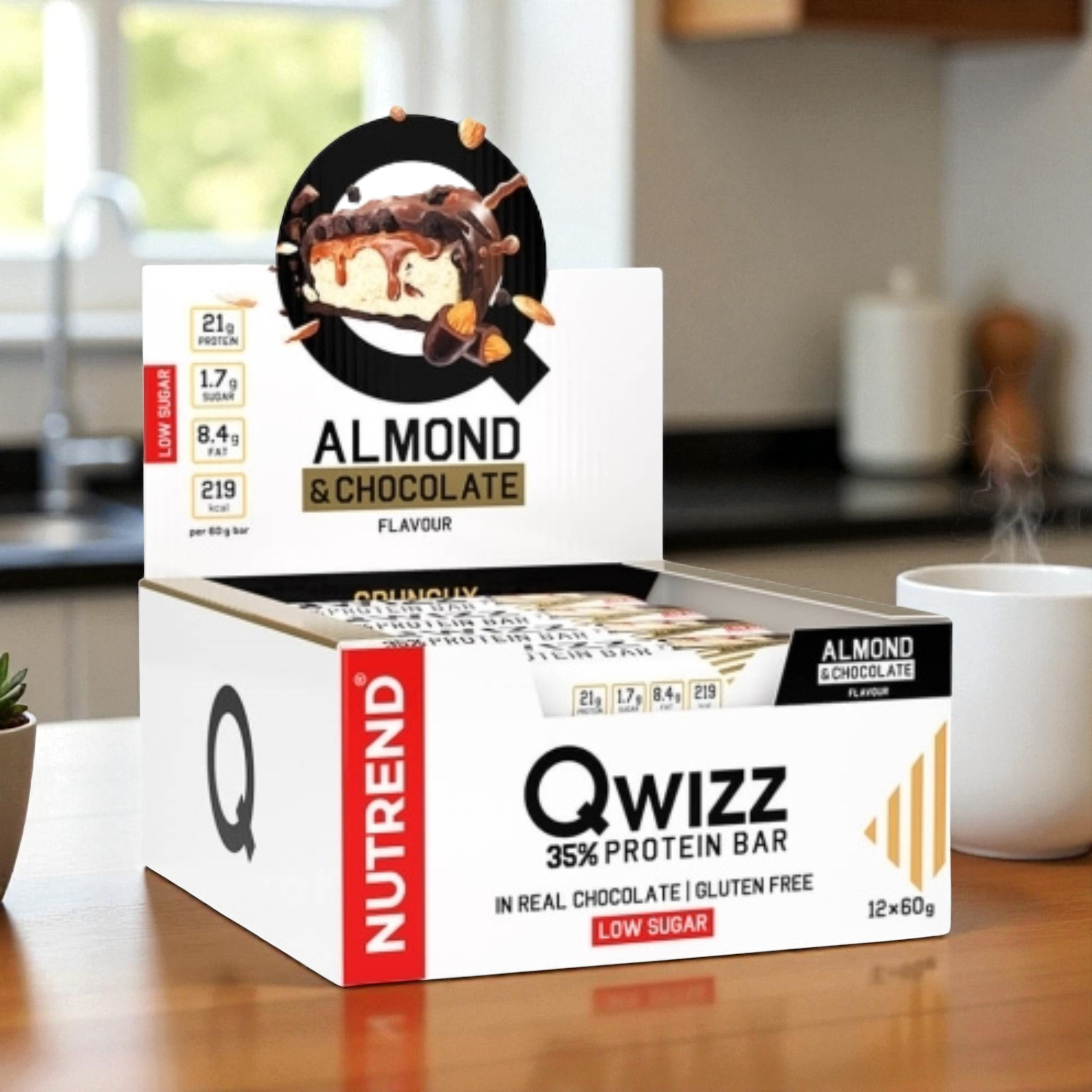 NUTREND - Baton QWIZZ Protein Bar - 24x 2x 60g