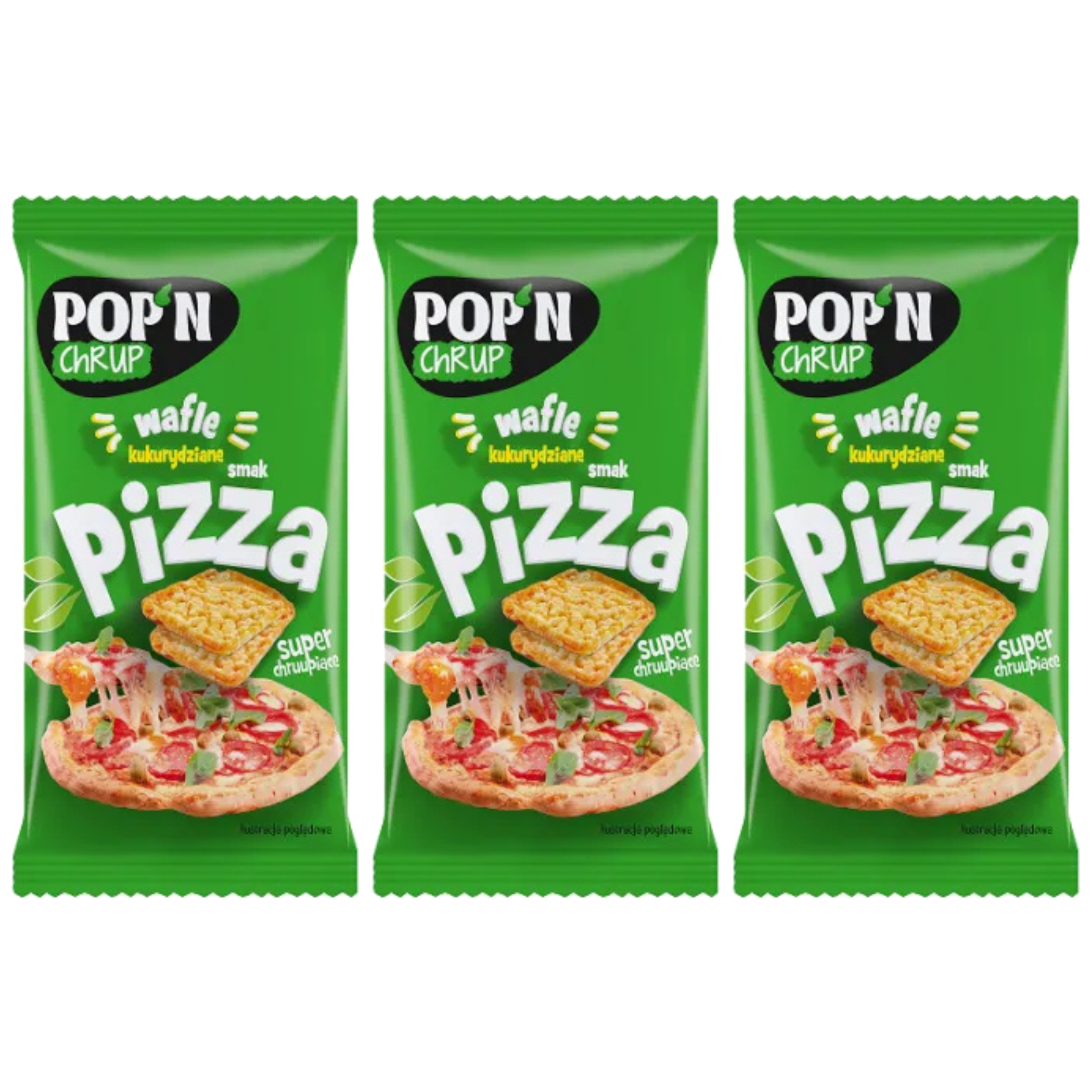 SANTE - POP`N CHRUP Wafle Kukurydziane - 3x 22g - Pizza
