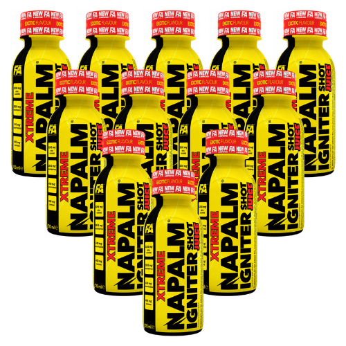 FITNESS AUTHORITY - Napalm Igniter Juice Shot - 12x 3x 120ml