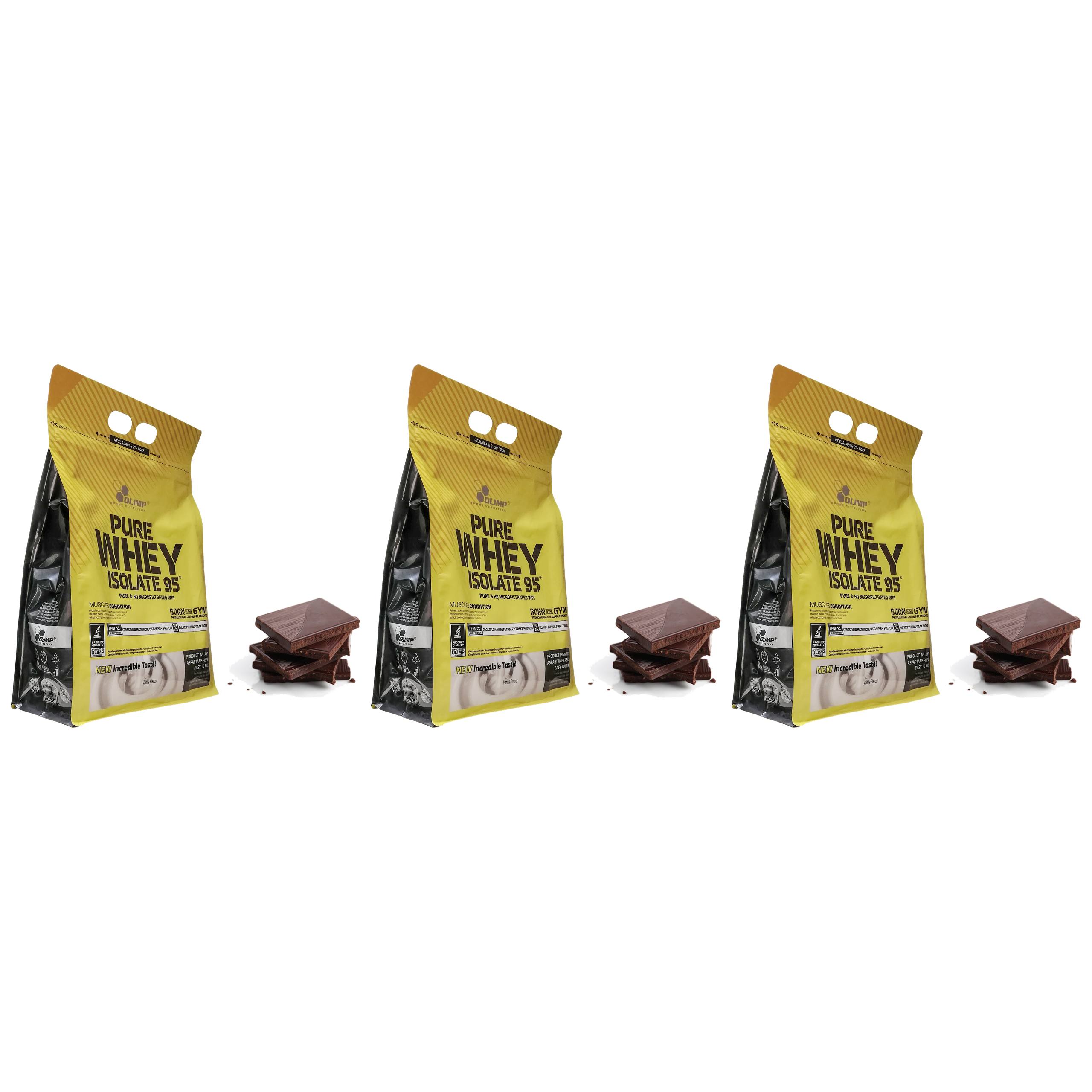 OLIMP Pure Whey Isolate 95 - 3x 1800g