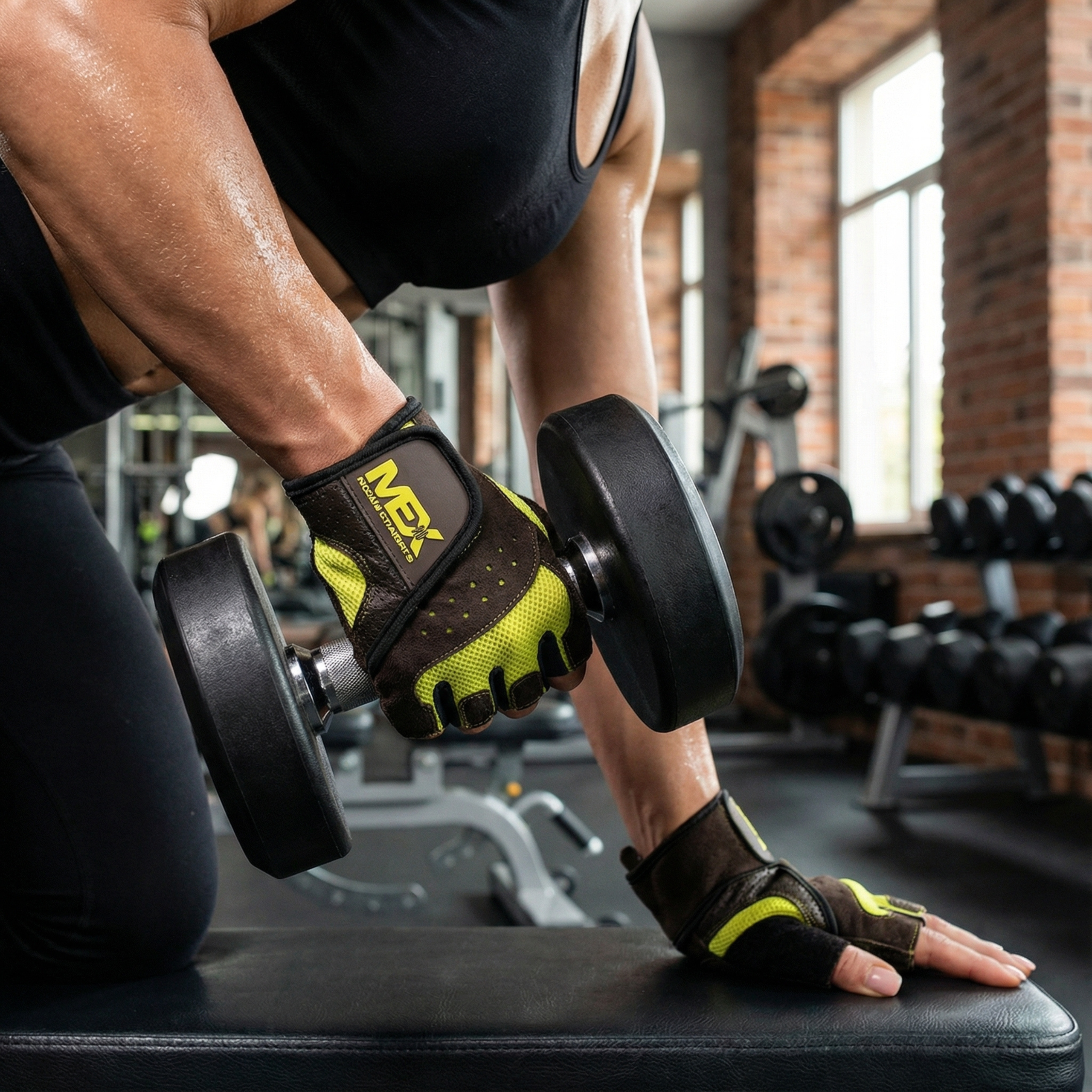 MEX W‑FIT Rękawice Damskie – Green - M