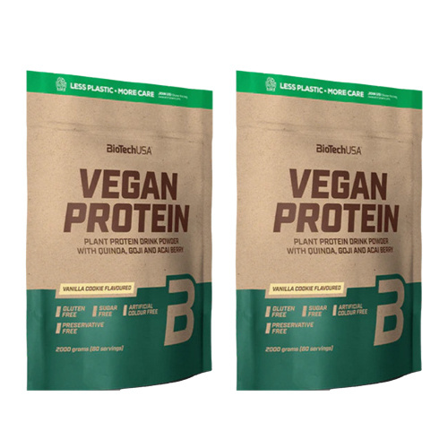 BioTech USA Vegan Protein - 2x 2000g
