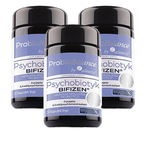 ALINESS ProbioBALANCE Psychobiotyk Bifizen - 3x 30vcaps.