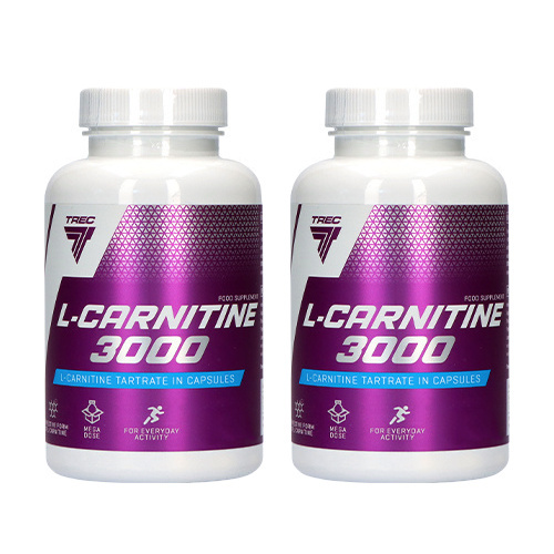 TREC L-Carnitine 3000 - 120caps. - 2x L-Karnityna