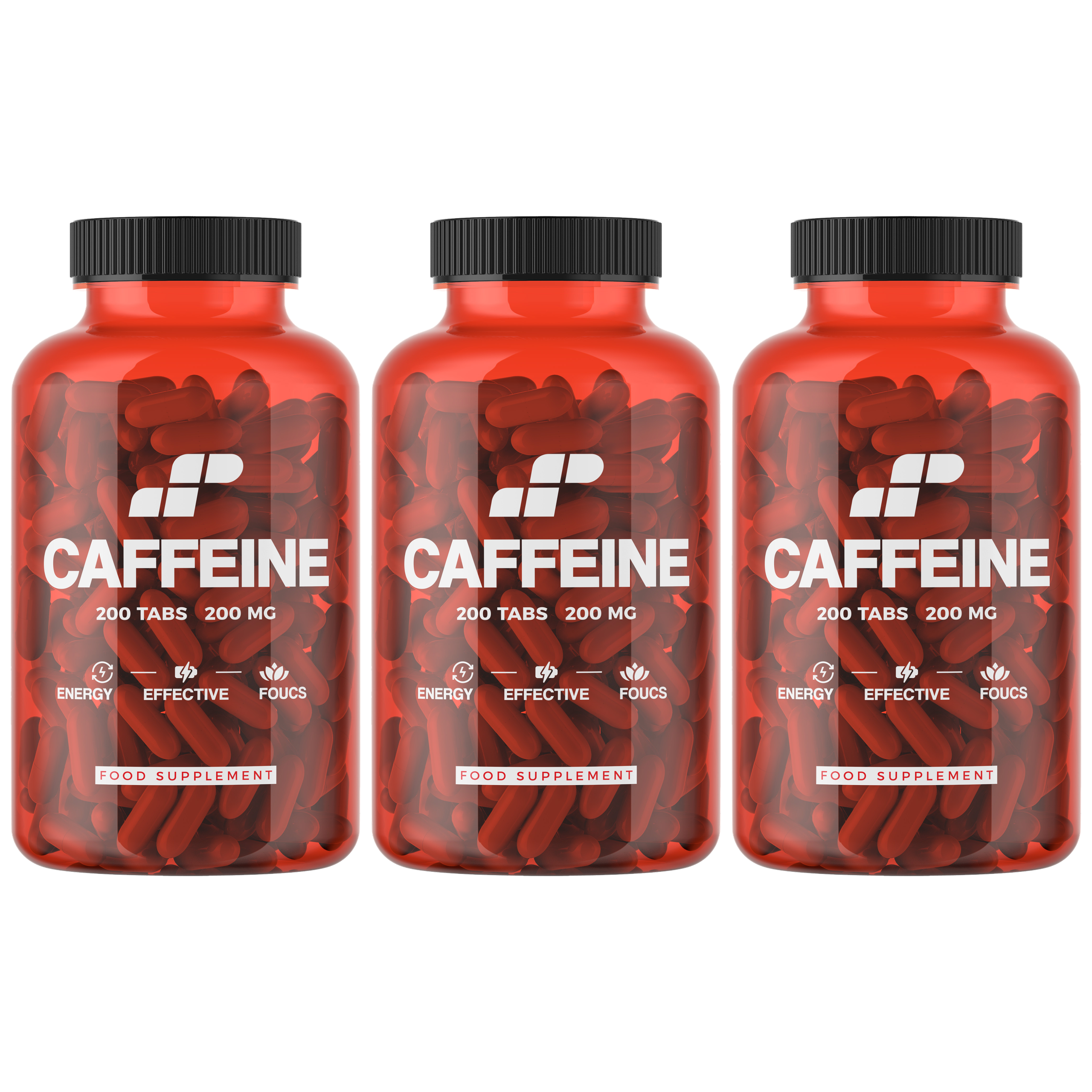 MP NUTRITION Caffeine 200mg - 3x 200tabs