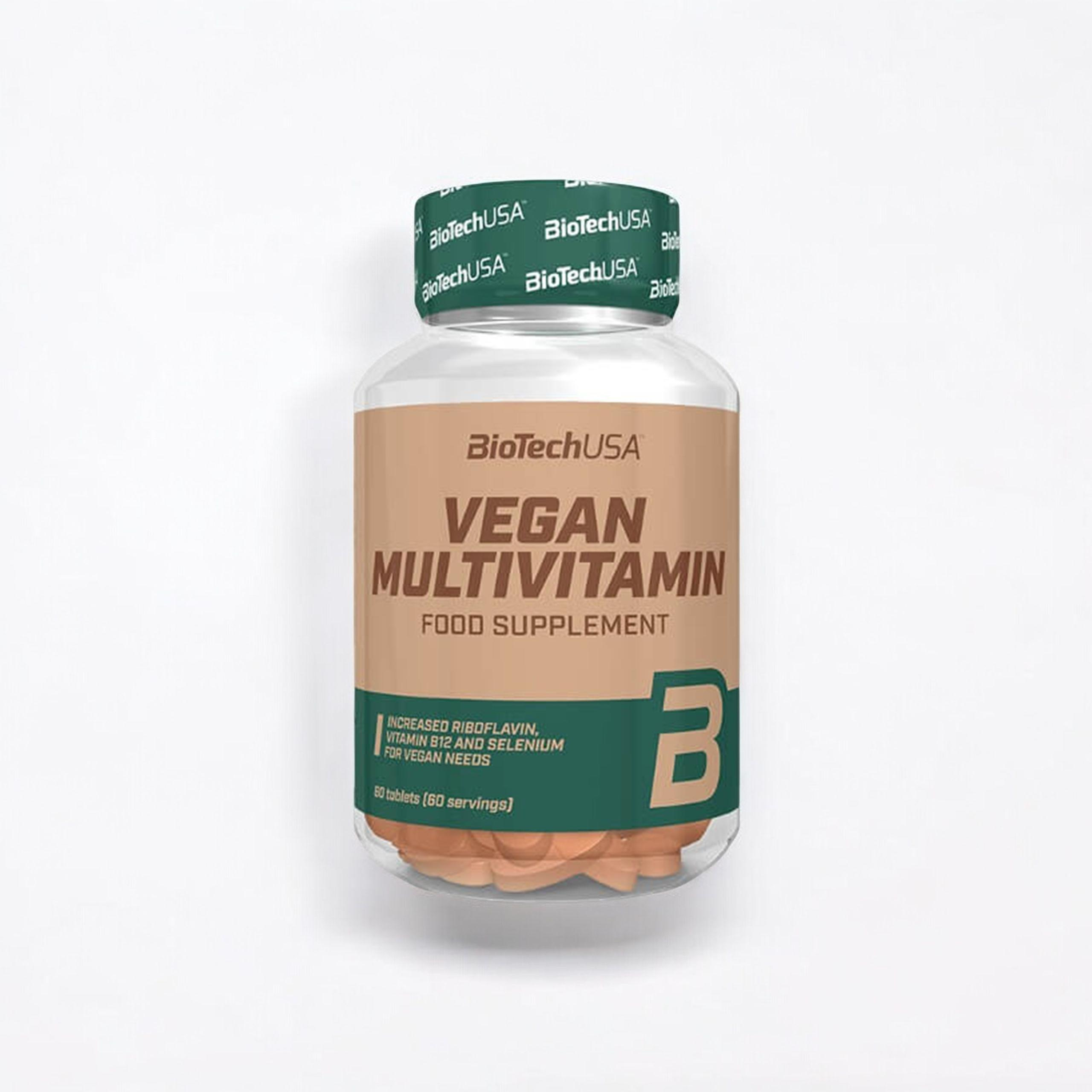BioTech USA Vegan Multivitamin - 60tabs. - Multiwitamina dla wegan