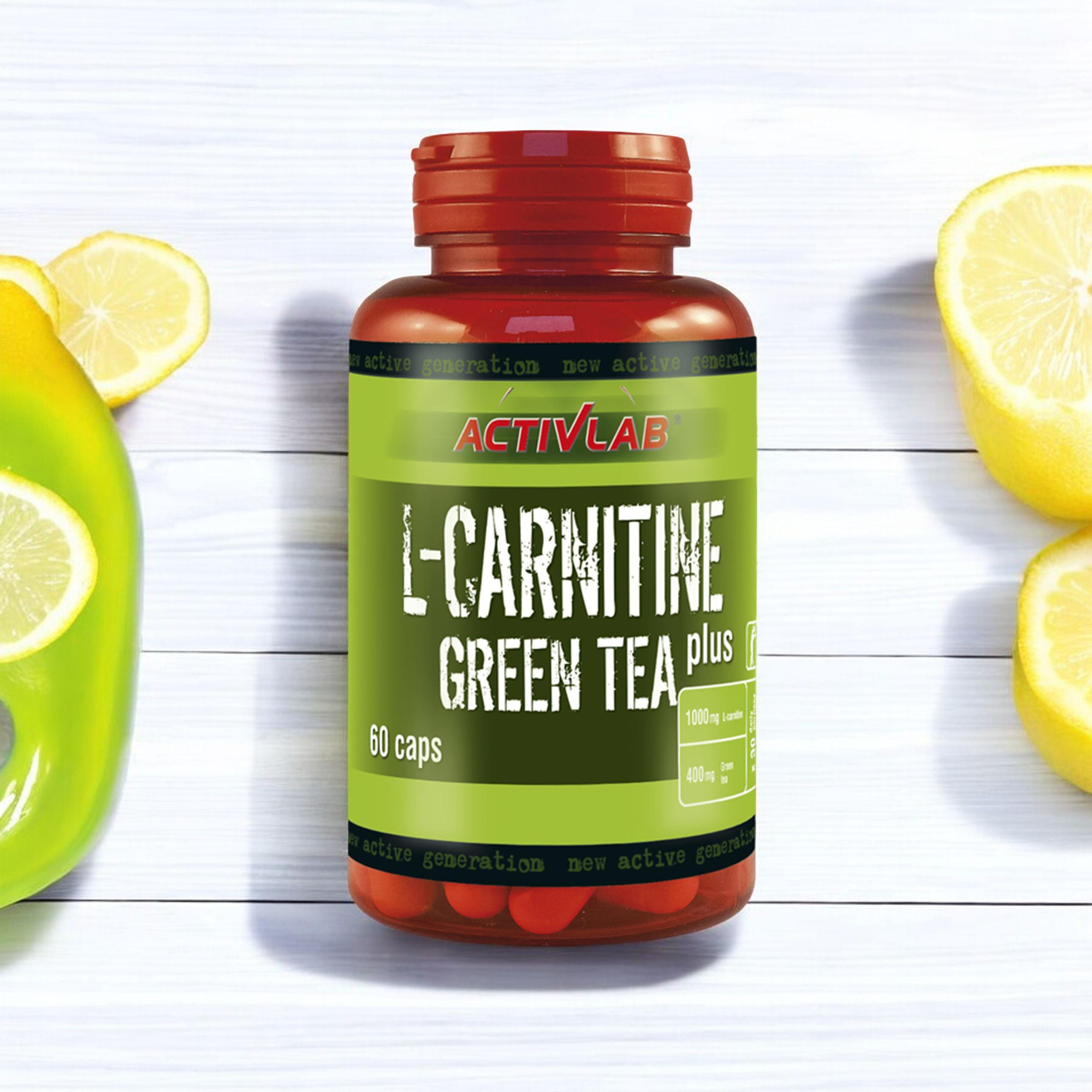 ACTIVLAB L-Carnitine + Green Tea - 3x 60caps