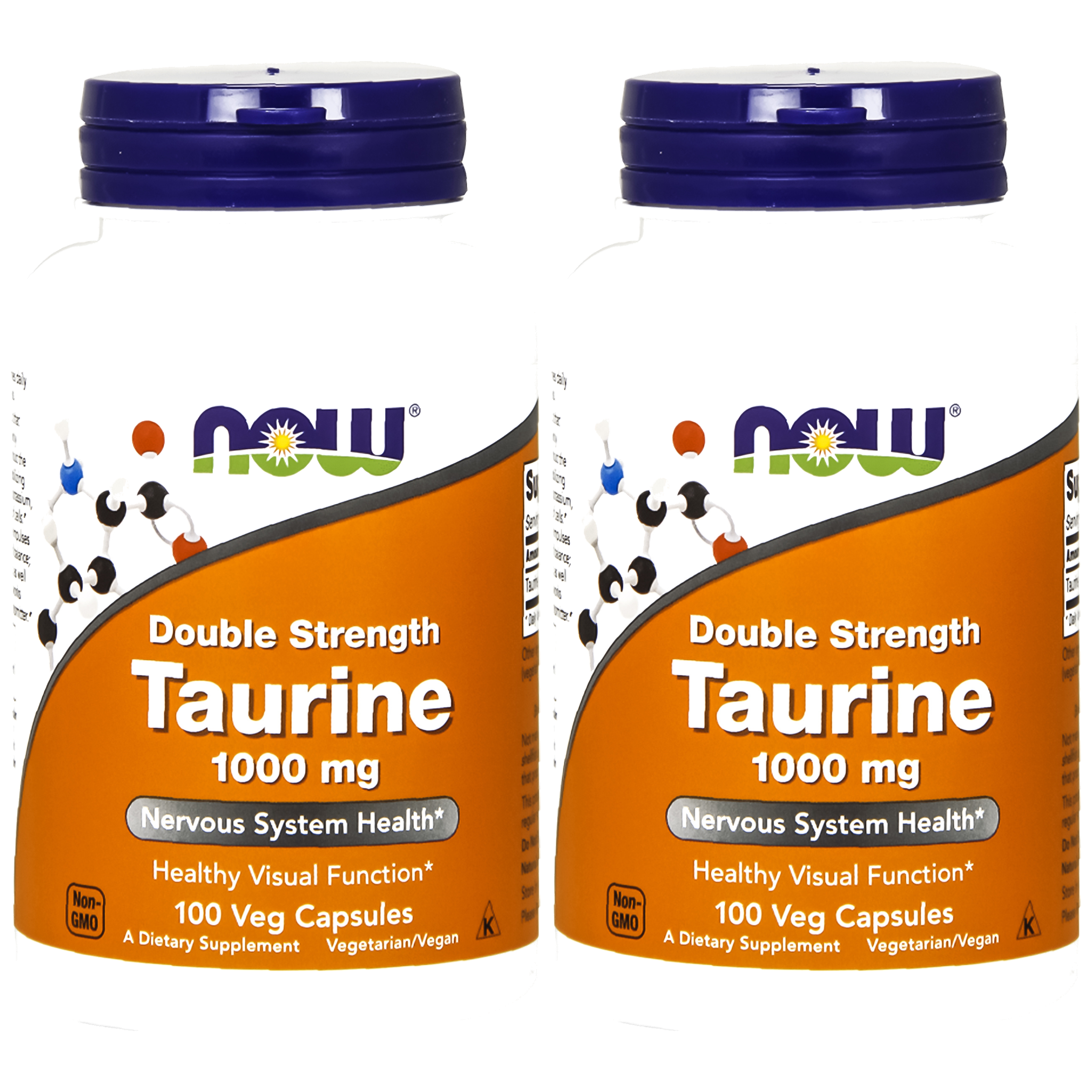 NOW Taurine 1000mg - 2x 100vcaps