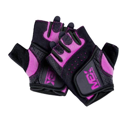 MEX W‑FIT Rękawice Damskie – Purple — zestaw 3x