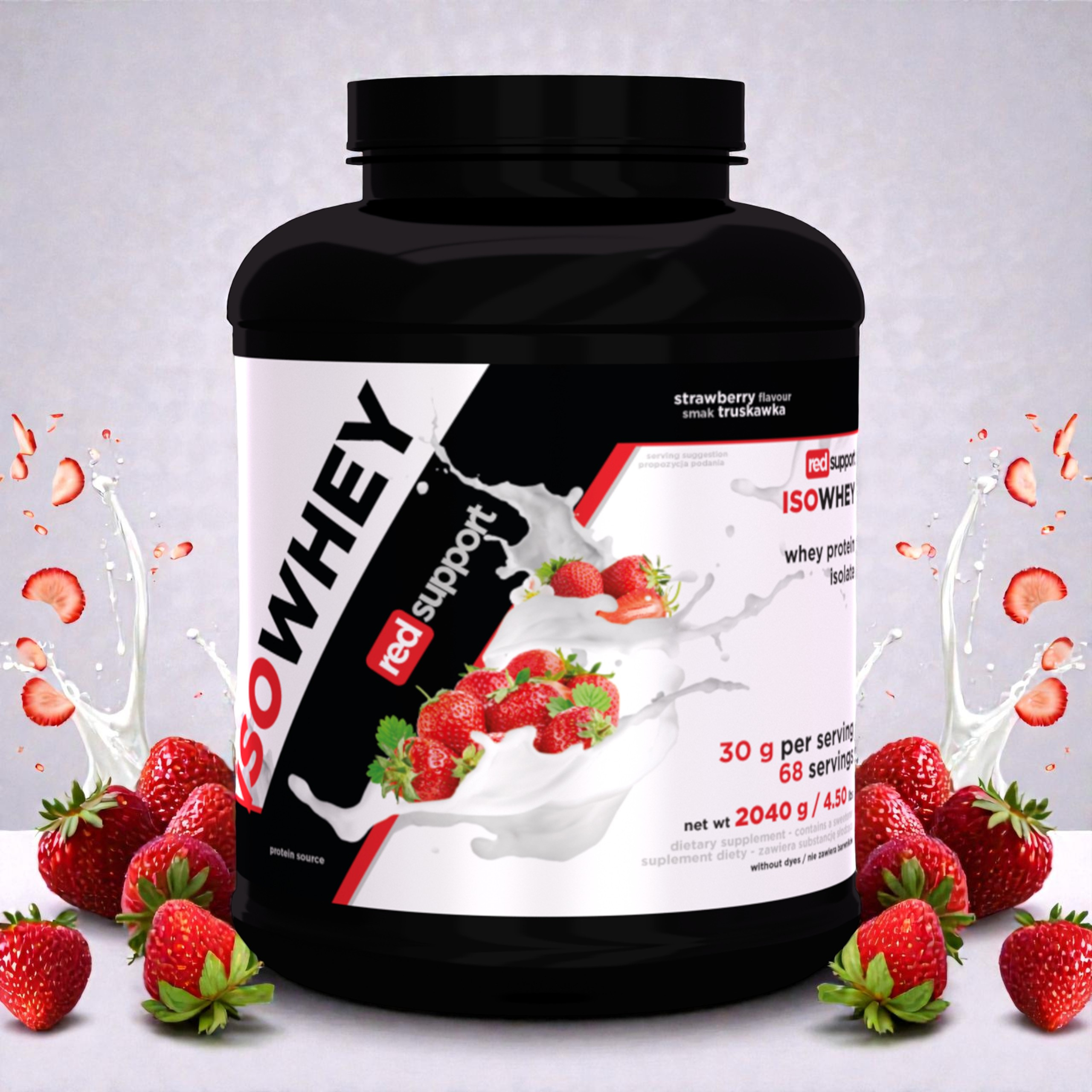 RED SUPPORT IsoWhey - 3x 2040g