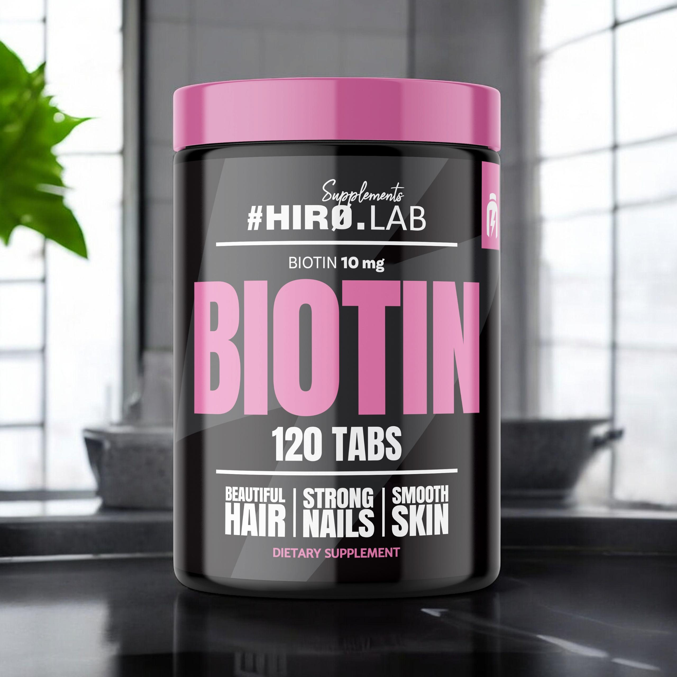 HIRO.LAB Biotin - 120tabs - Biotyna