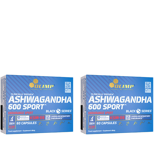 OLIMP Ashwagandha 600 Sport - 2x 60caps