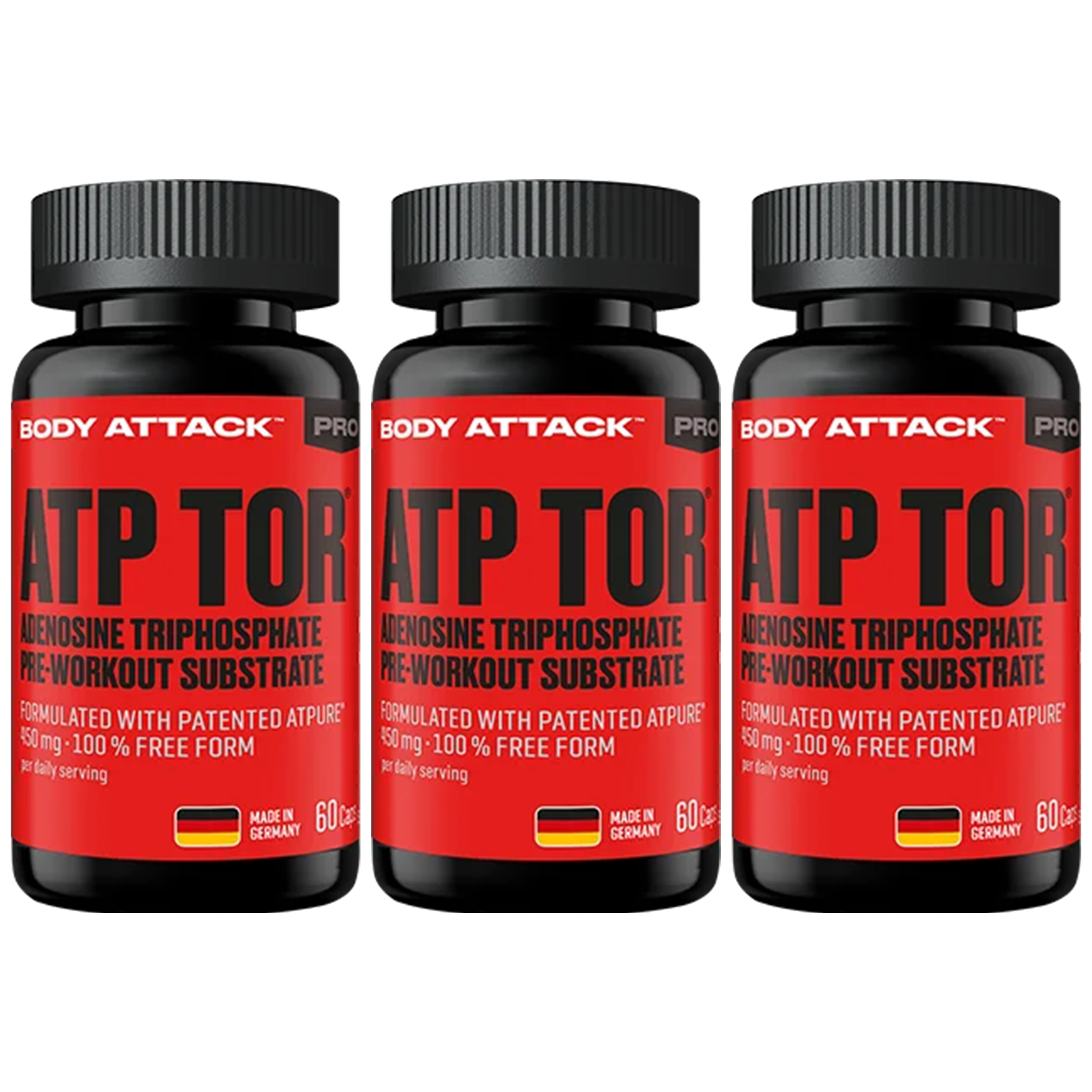BODY ATTACK ATP TOR - 3x 60caps