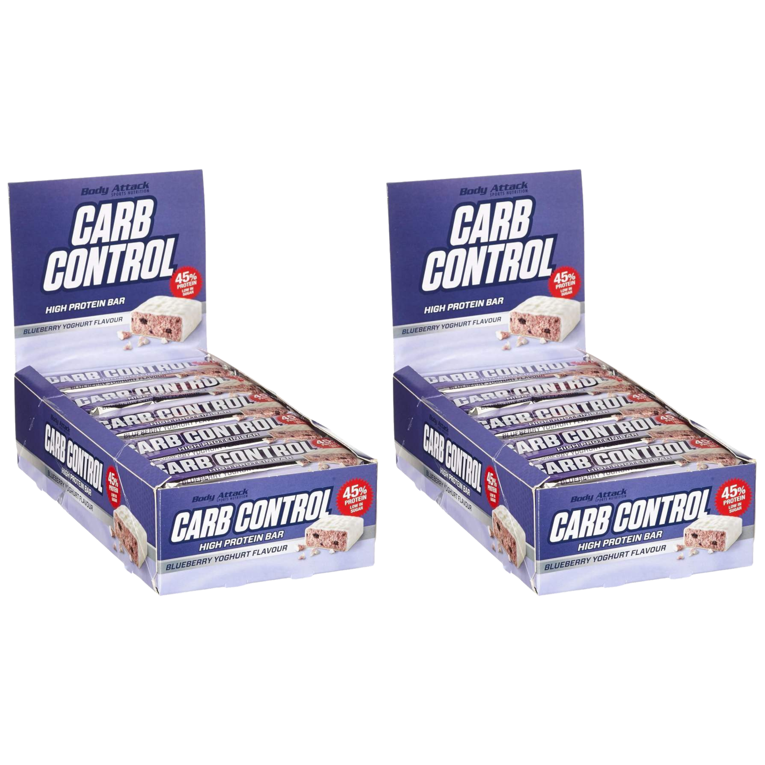 BODY ATTACK - Baton Carb Control - 15x 2x 100g 