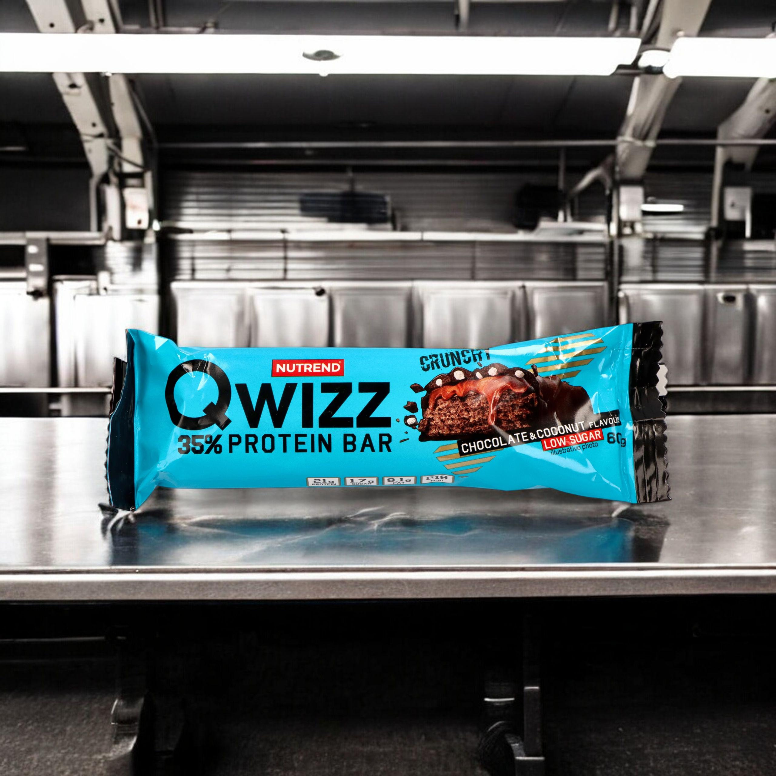 NUTREND Baton QWIZZ Protein Bar - 3x 60g