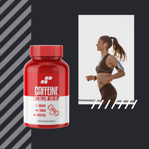 3x MP NUTRITION Caffeine 200mg - 200tabs