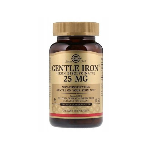 SOLGAR Gentle Iron 25mg - 180vcaps