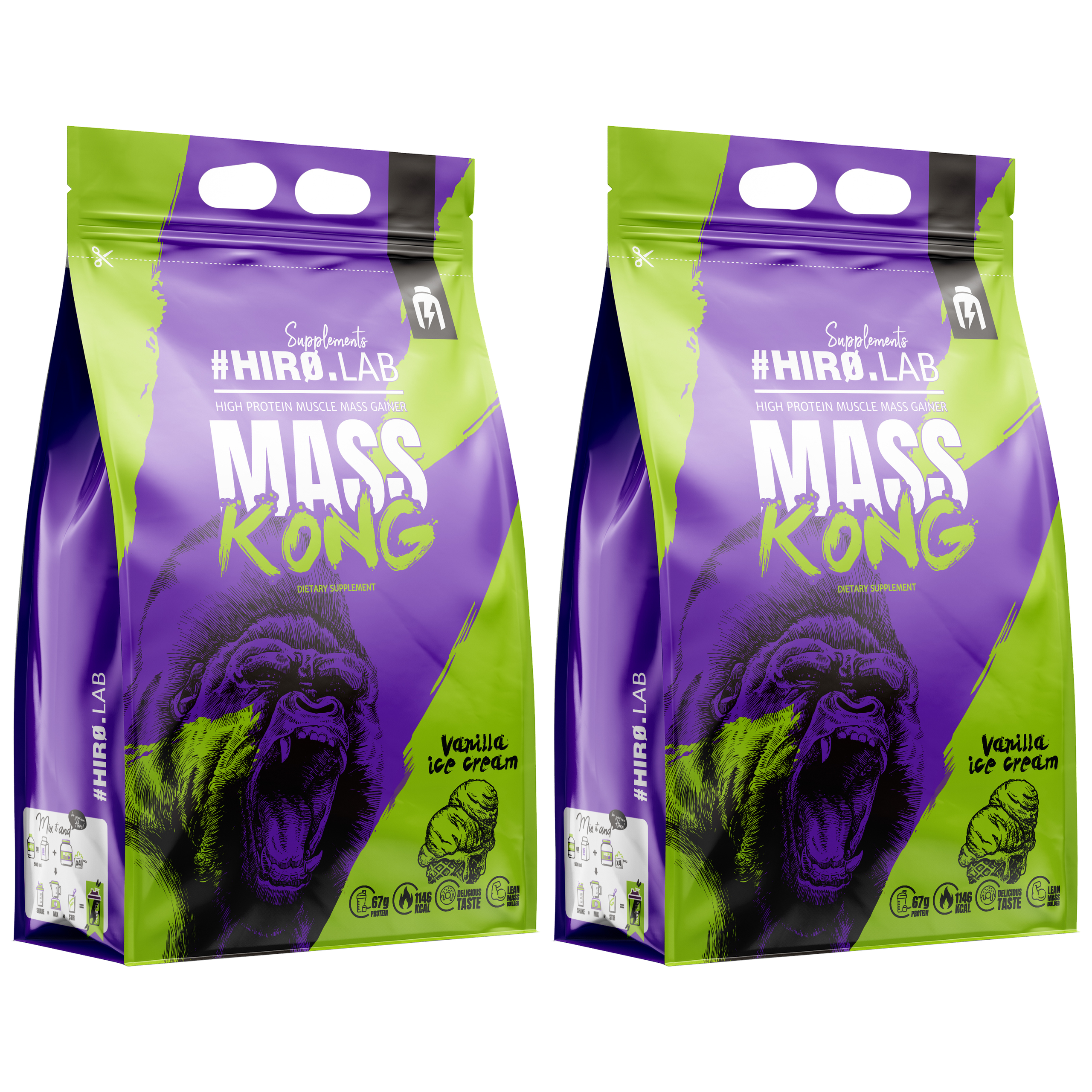 HIRO.LAB Mass Kong - 2x 3000g