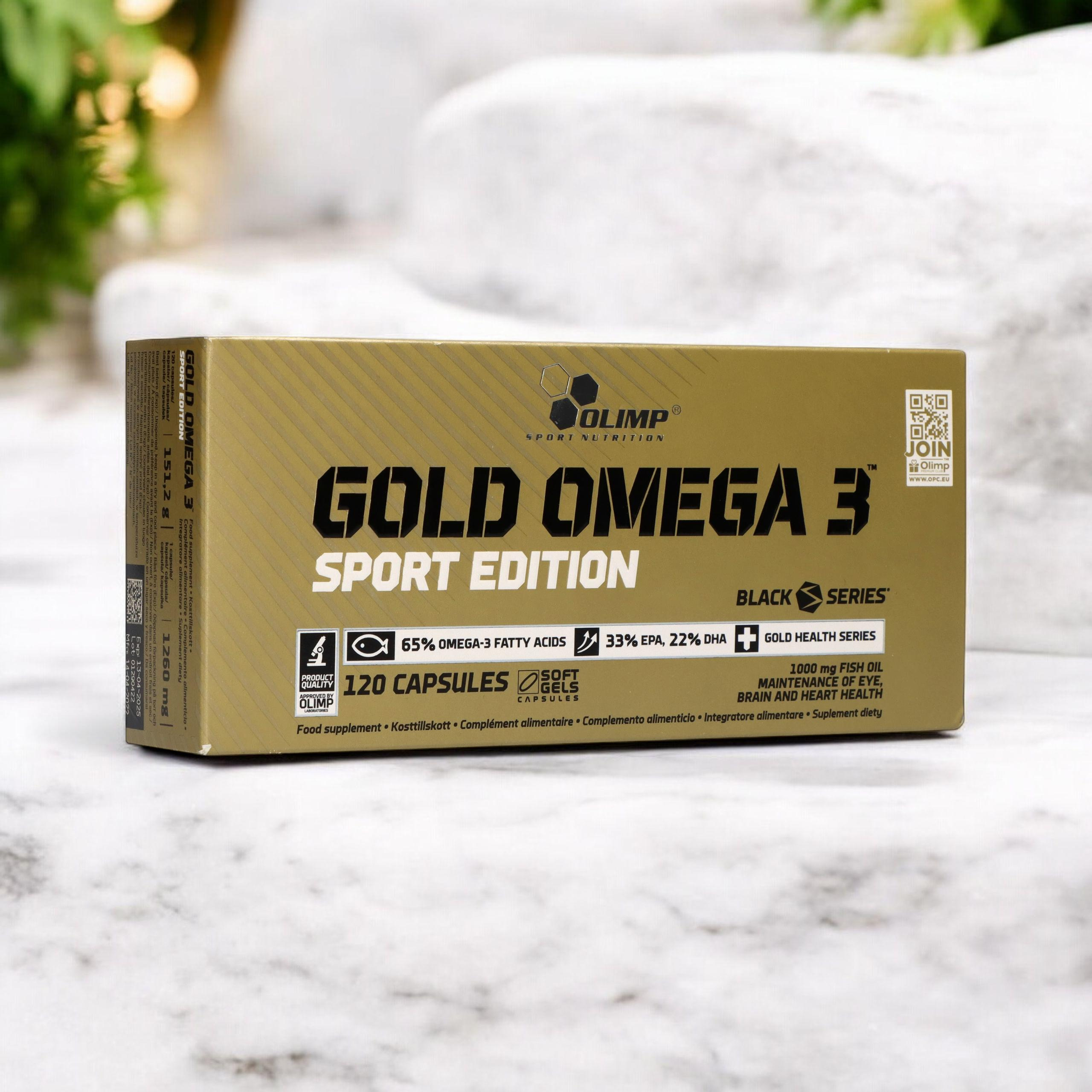 OLIMP Gold Omega 3 Sport Edition - 3x 120caps