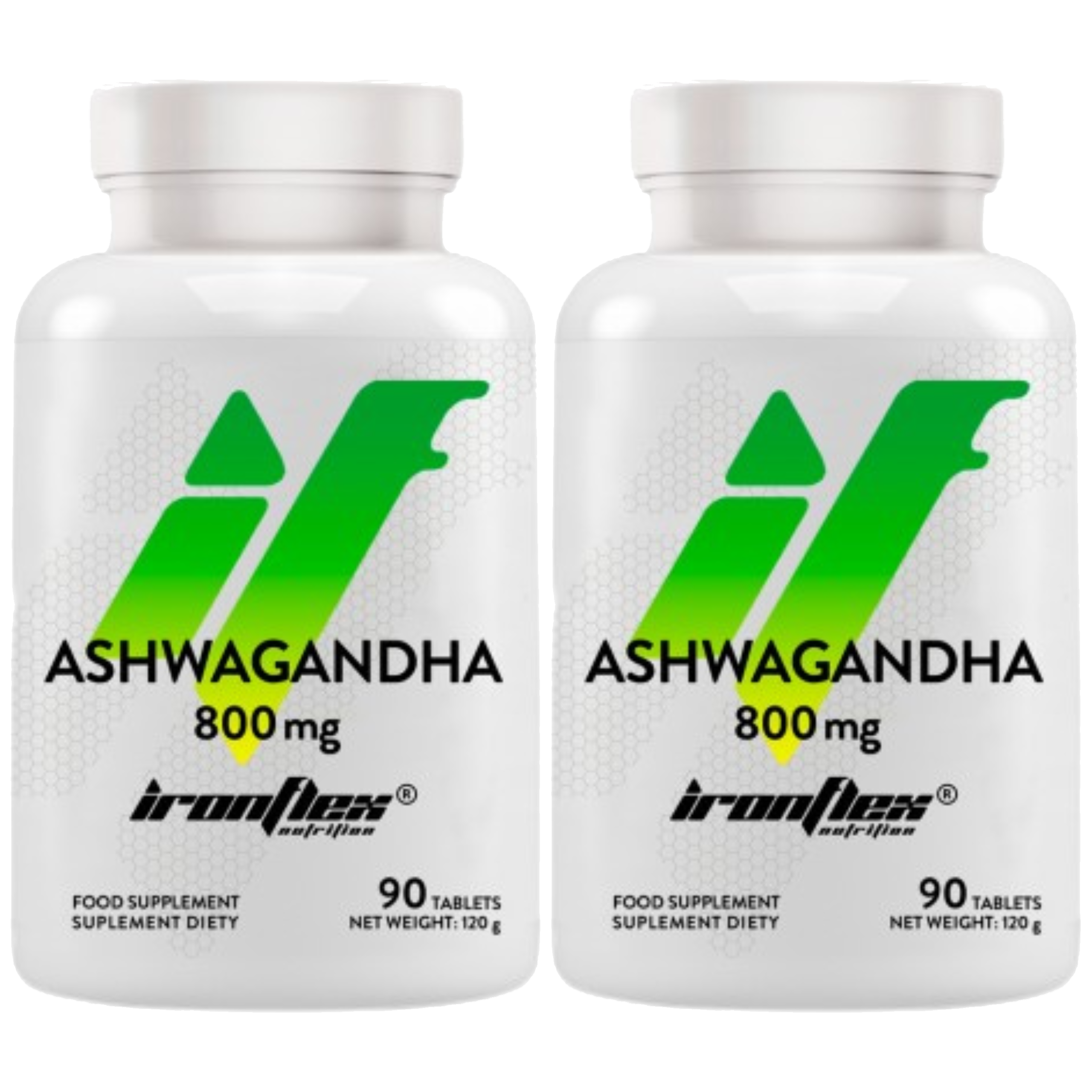 IRONFLEX - Ashwagandha 800mg - 2x 90tabs.