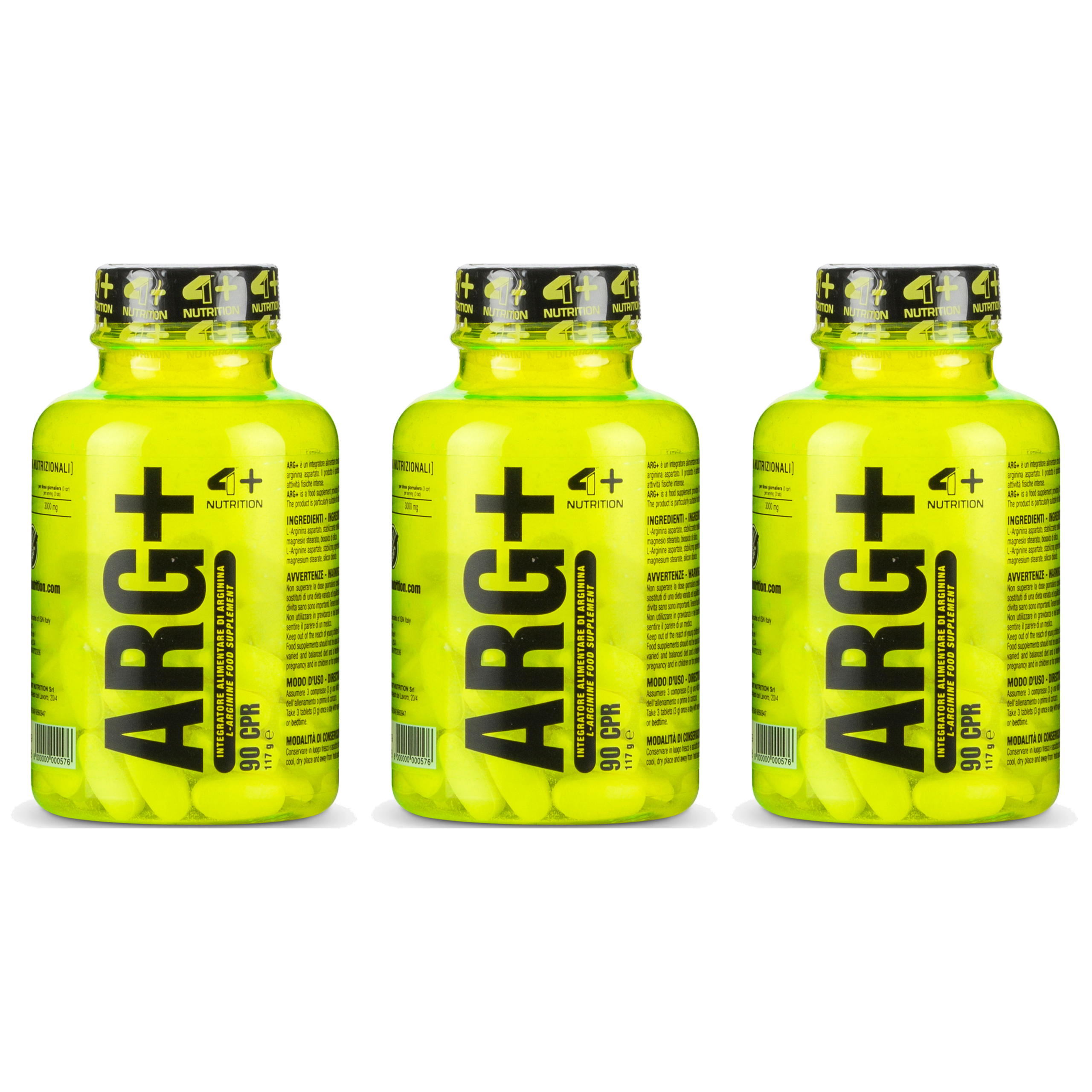 4+ NUTRITION ARG+ - 3x 90tabs